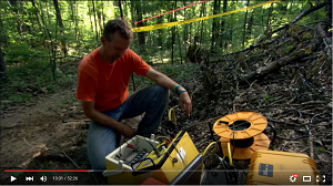 SuperSting Electrical Resistivity Imaging PBS Death on the Railroad burial site