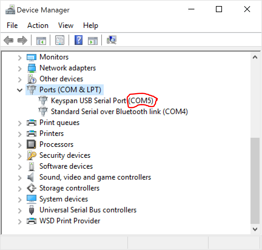 SuperSting Resistivity Instrument SSAdmin Device Manager COM Port Setting