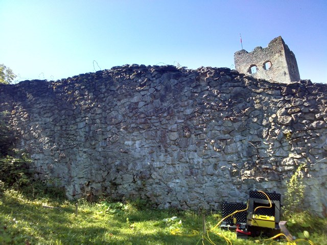 A castle archeology site