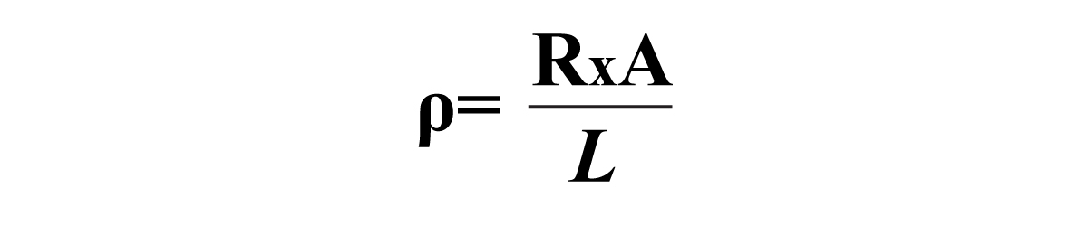 Resistivity Formula