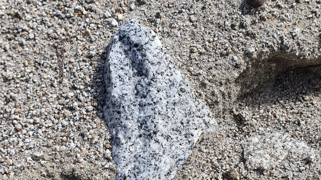 AGI Case History - Turkey Granite Mining close up of granite deposit
