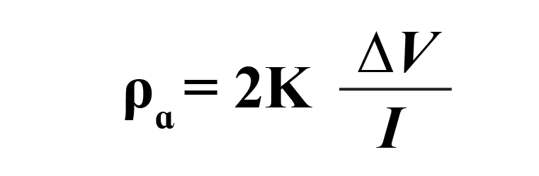 AGI Blog - Wenner Array Apparent Resistivity Formula