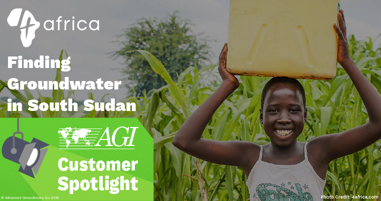 AGI Customer Spotlight: 4africa | Finding Groundwater in South Sudan