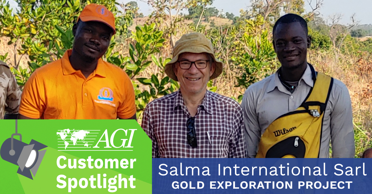 Advanced Geosciences In Customer Spotlight Salma International Sarl Gold Exploration Project