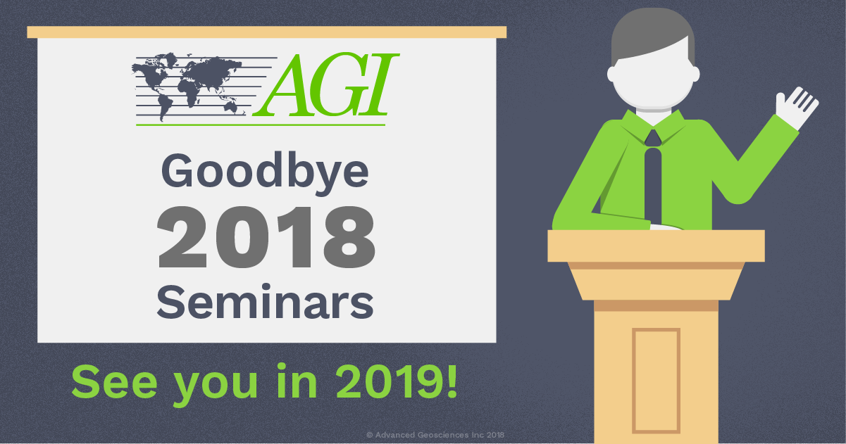 Goodbye 2018 Seminars. See you in 2019!