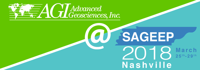 AGI at SAGEEP 2018 header graphic