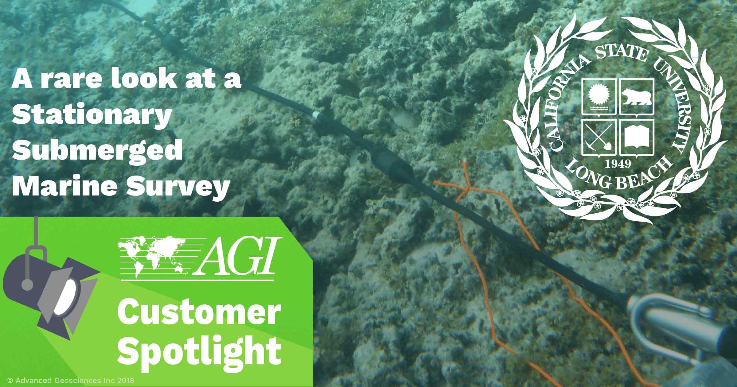 AGI Customer Spotlight: Conrey Hydrogeology Program | A Rare Look At A Stationary Submerged Marine Survey