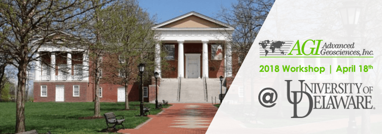 AGI hosting workshop at Univ. of Delaware 4.18.18