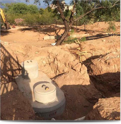 AGI Case History - Tucson 3D IP Survey - Installed Septic Tank