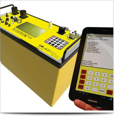 SuperSting Wi-Fi Android Instrumento de Resistividad / PI / SP SuperSting Wi-Fi Android Instrumento de Resistividad / PI / SP