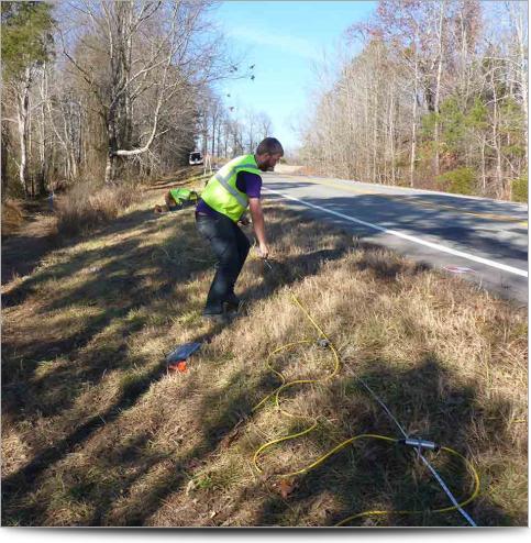 AGI Case History - Ozark Landslide - Survey Line