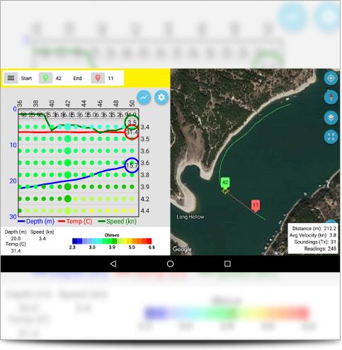 The SuperSting Manager App Marine Survey Controller