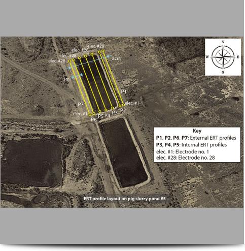 Pig Slurry Pond Survey Lines