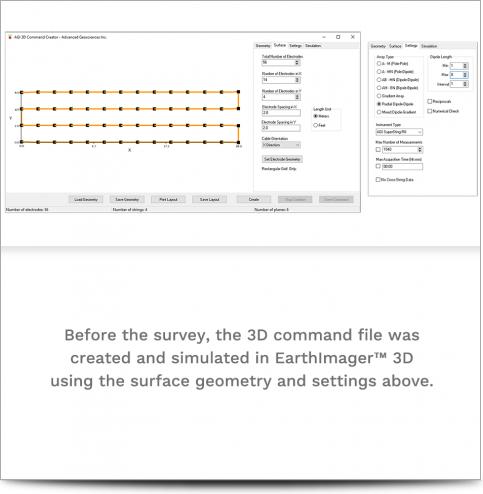 EarthImager 3D Command File Array