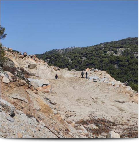 AGI Case History - Turkey Granite Mining Project - The survey site in Turkey